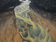 The famous Yellow River in Iceland